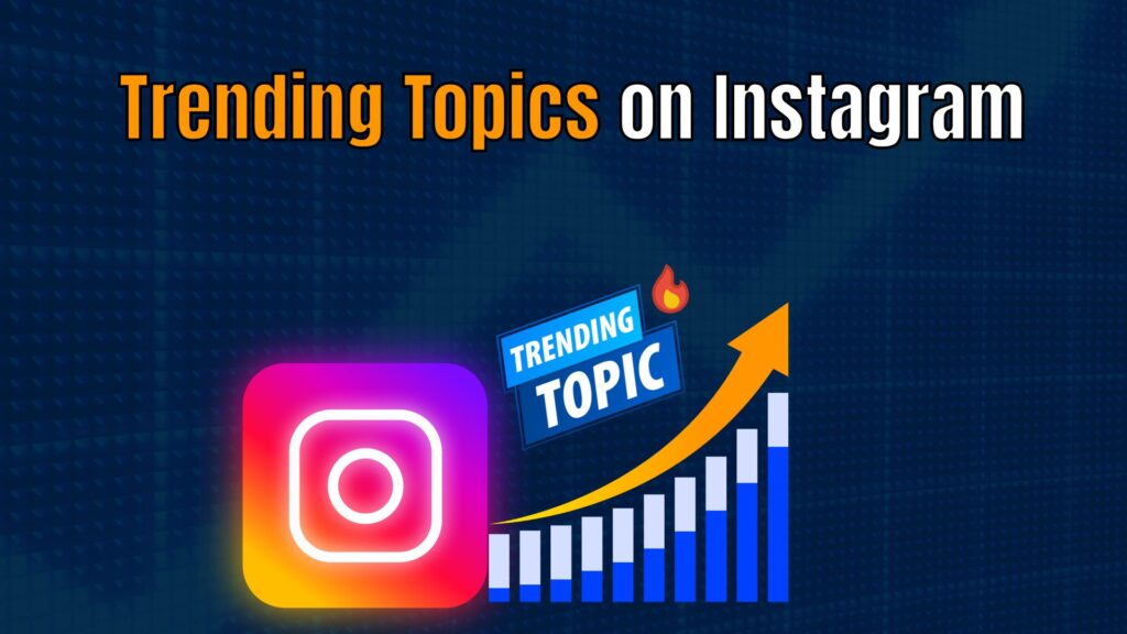 Visual representation of trending Instagram content themes, including Reels, memes, wellness, and lifestyle topics driving engagement.