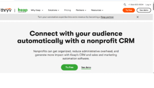 Keap for Nonprofits
