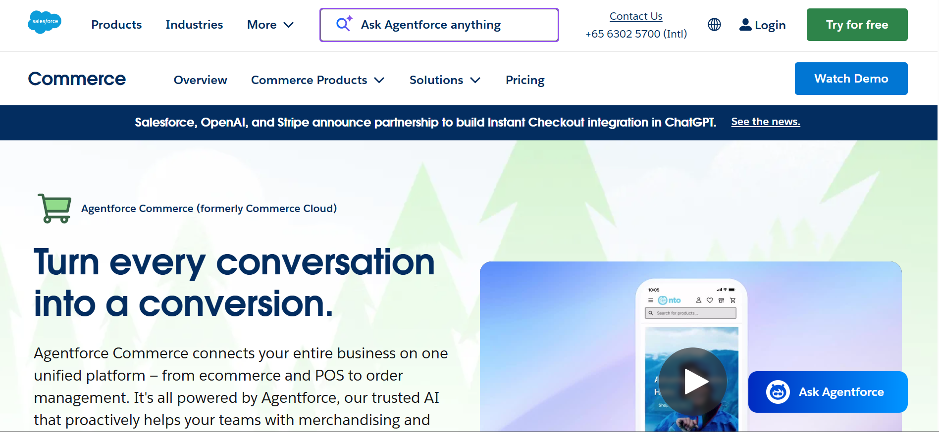 Salesforce Commerce Cloud CRM