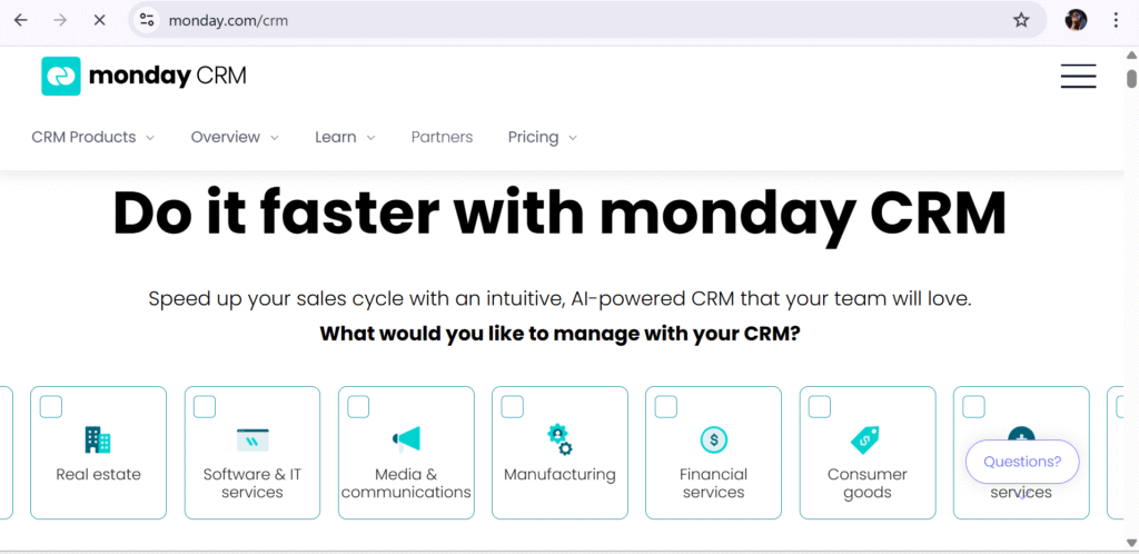 Monday.com CRM