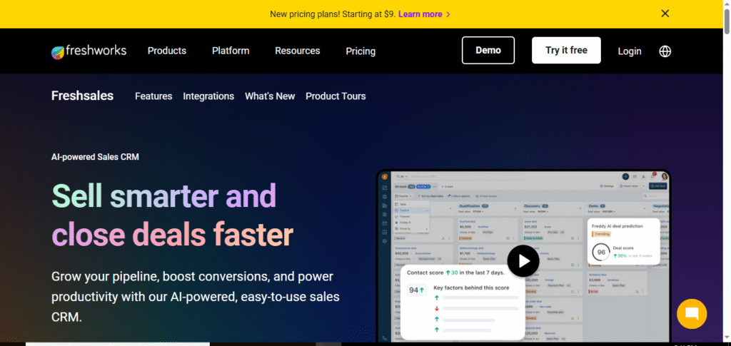 Freshsales (Freshworks CRM)
