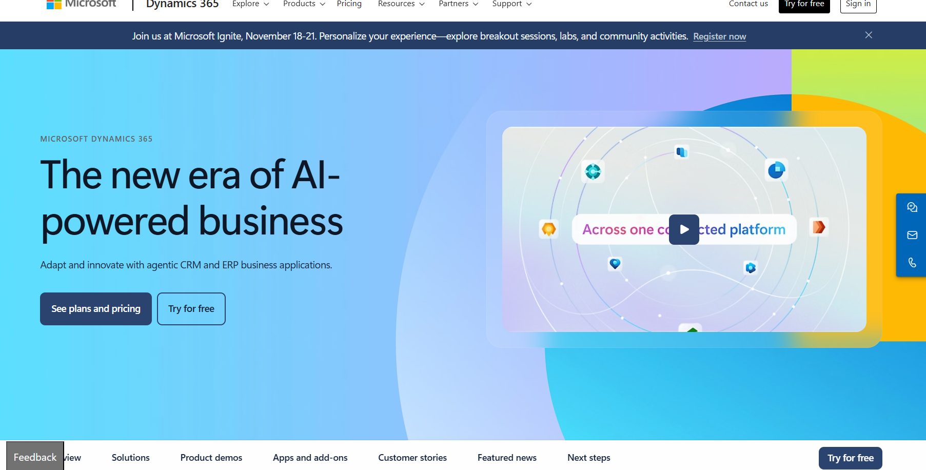 Microsoft Dynamics 365 (with AI Assistant)