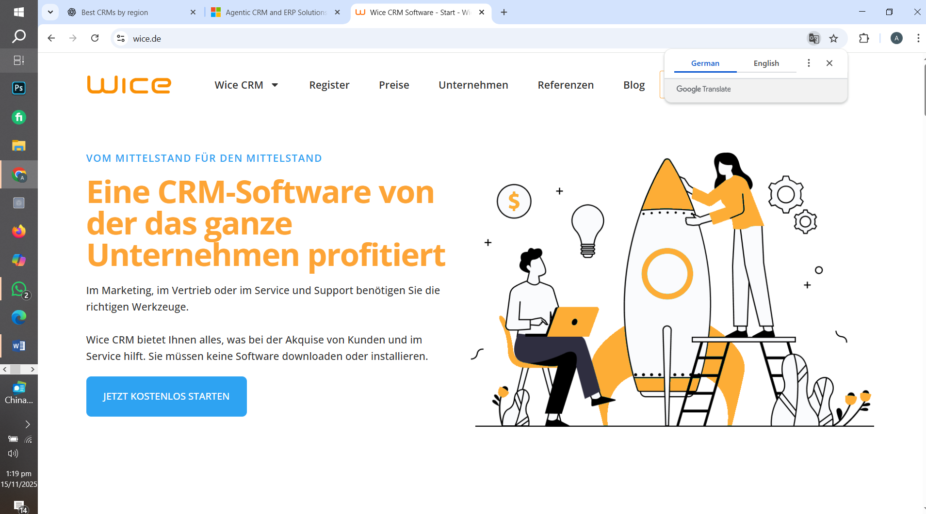 WICE CRM (with AI Productivity Tools)