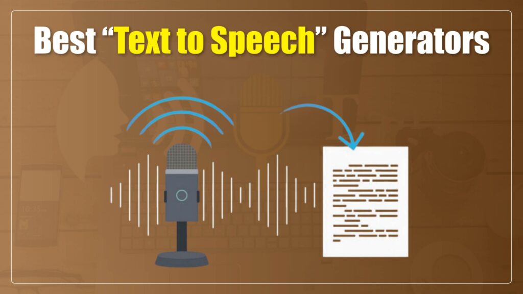 Top 10 Best Text to Speech Generators in 2026 Best Text to Speech Generators