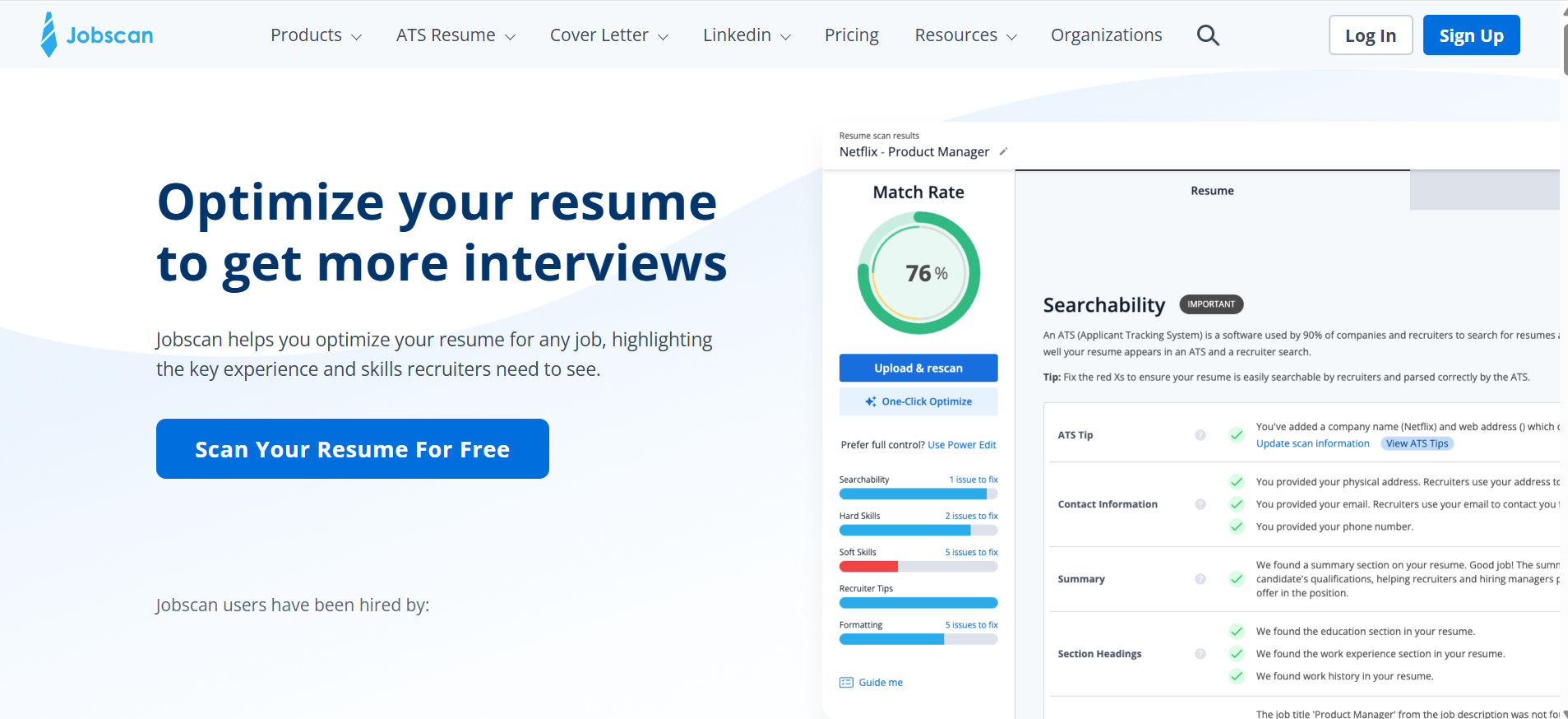 JobScan (AI Resume)