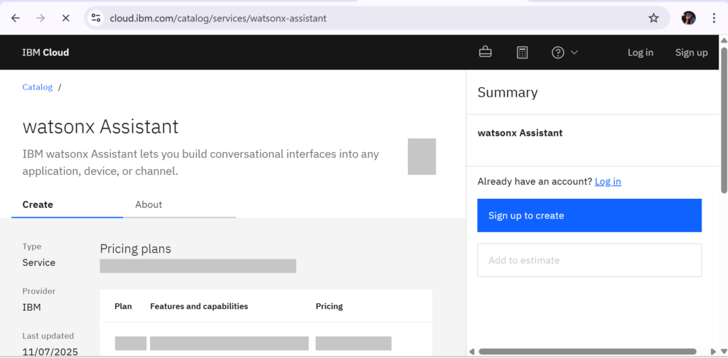 IBM Watson Assistant