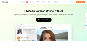 Flexclip – Cartoonize Photos