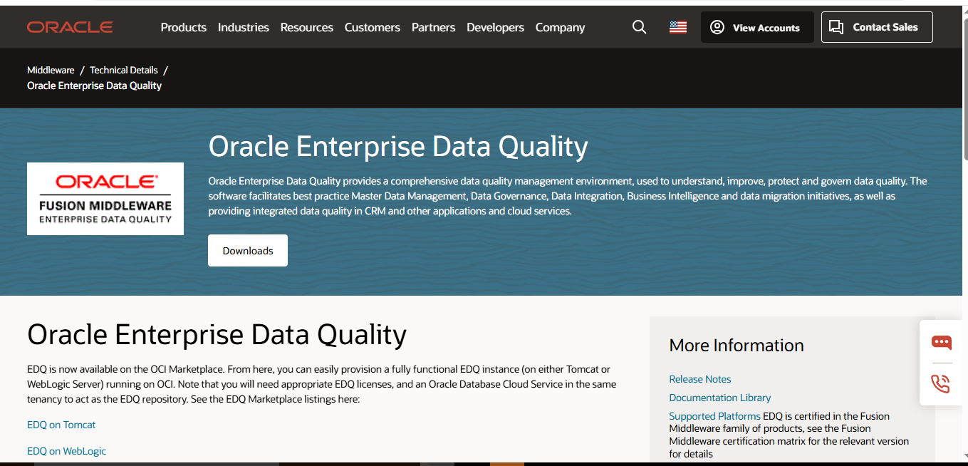 Oracle Enterprise Data Quality