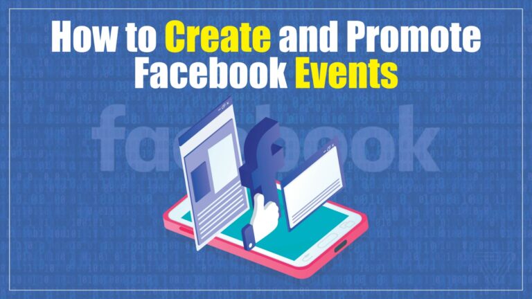 how to create and promote Facebook events