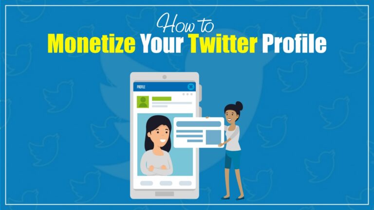 how to Monetize your Twitter profile