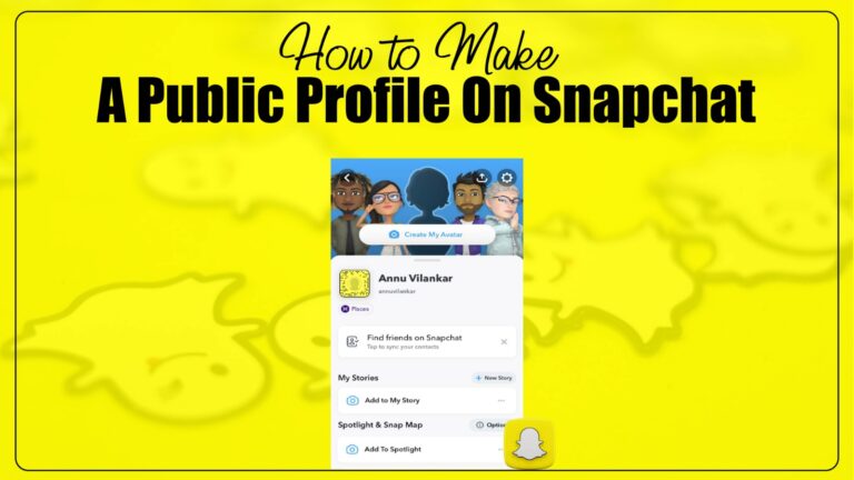 how to make a public profile on Snapchat