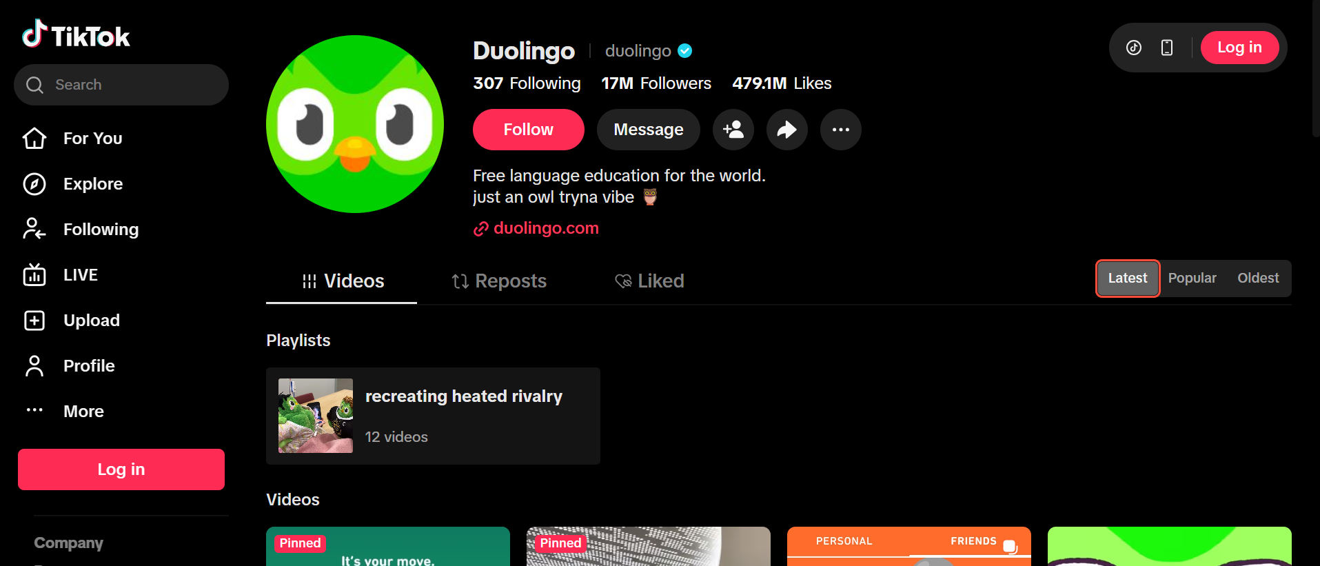 Duolingo Account