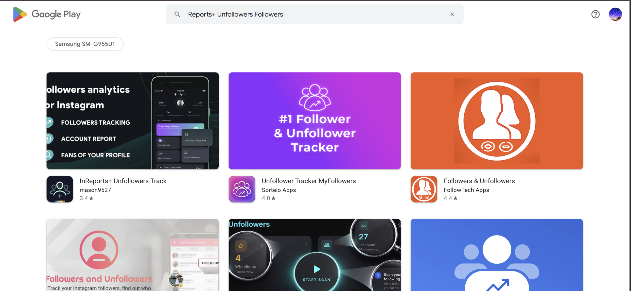 Reports+ Unfollowers Followers