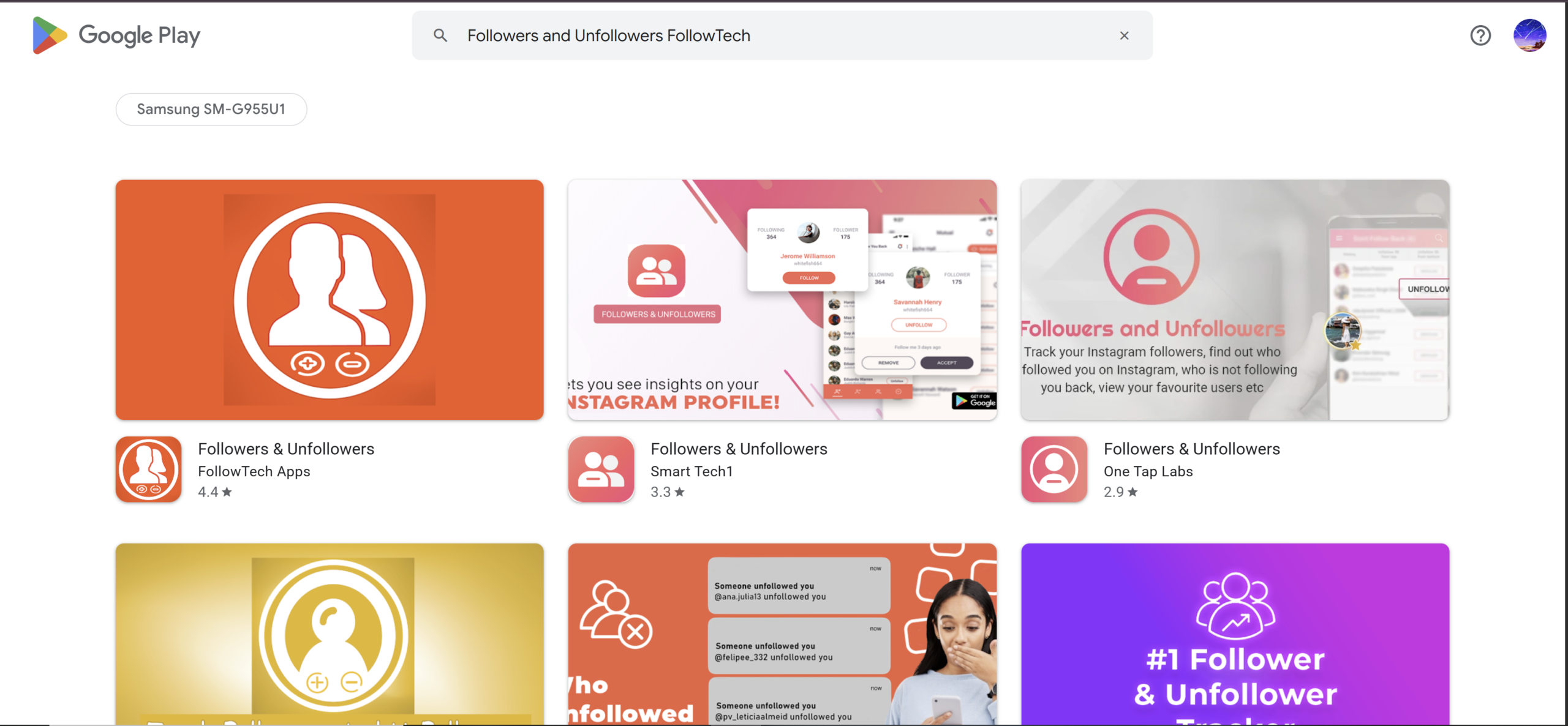 Followers and Unfollowers (FollowTech Apps)