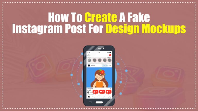 How to Create a Fake Instagram Post for Design Mockups