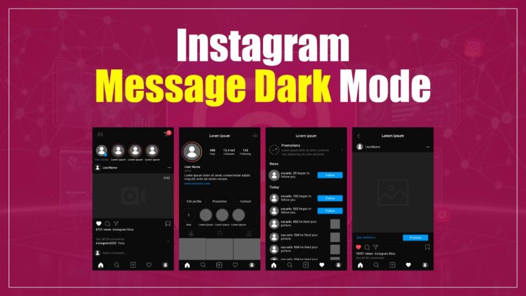 How to Enable Instagram Message Dark Mode