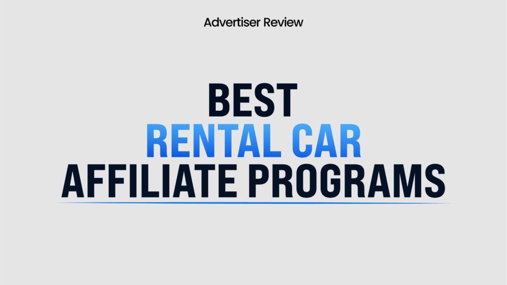Rental Car Affiliate Programs