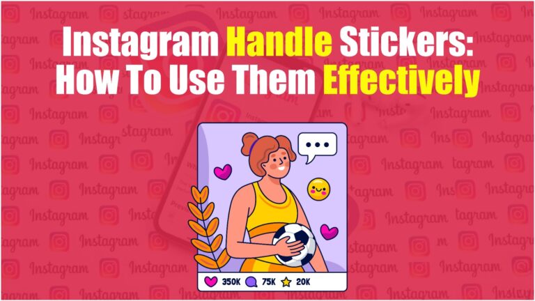 instagram handle stickers